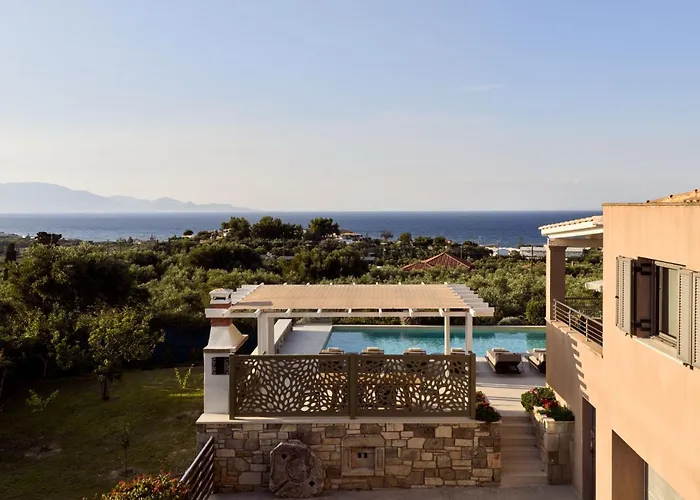 Merovigli - Sea Views & Private Pool, Ideal For Large Groups, By Zantewize * Tragaki