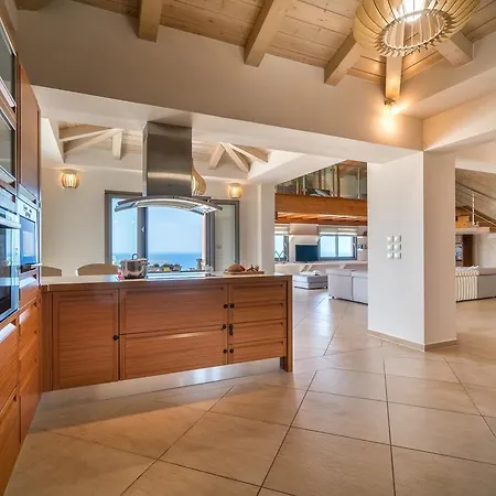 Merovigli - Sea Views & Private Pool, Ideal For Large Groups, By Zantewize * Tragaki